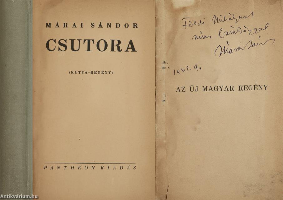 Csutora (dedikált példány)