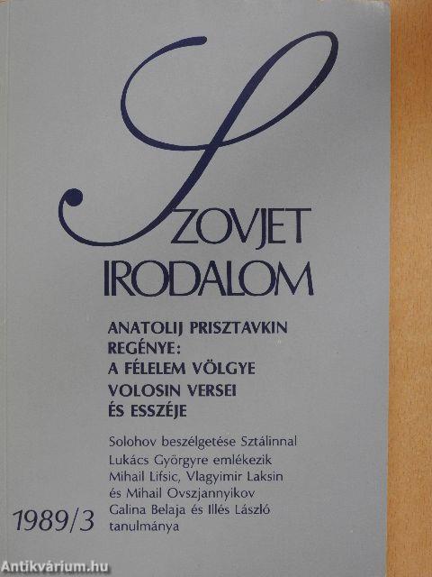 Szovjet Irodalom 1989/3.