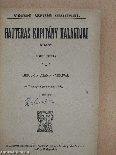 Hatteras kapitány kalandjai I-II.