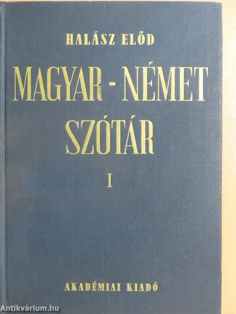 Magyar-német szótár I-II.