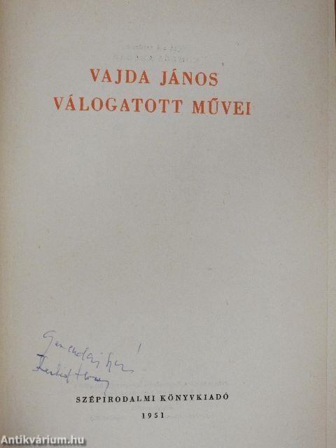 Vajda János válogatott művei