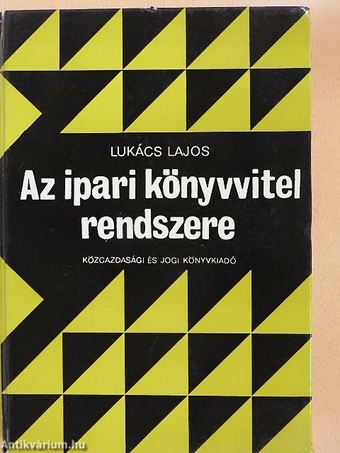 Az ipari könyvvitel rendszere