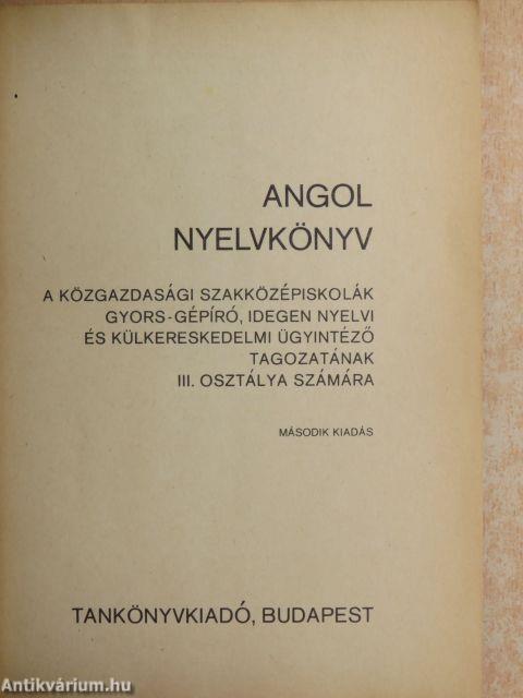 Angol nyelvkönyv 