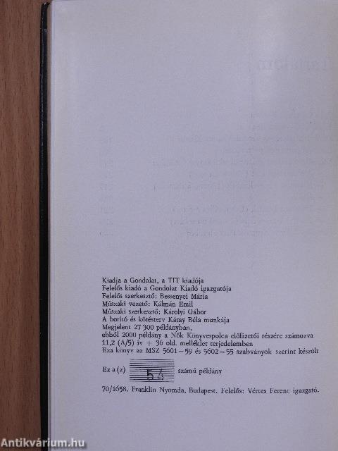 "Nem bánok semmit sem!"