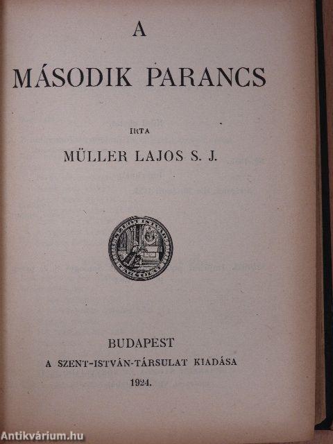 Az első parancs/A második parancs/A harmadik parancs/A negyedik parancs/Az ötödik parancs/A hatodik és kilencedik parancs/A nyolcadik parancs/A hetedik és tizedik parancs