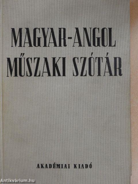 Magyar-angol műszaki szótár