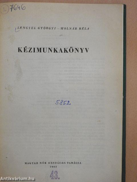 Kézimunkakönyv