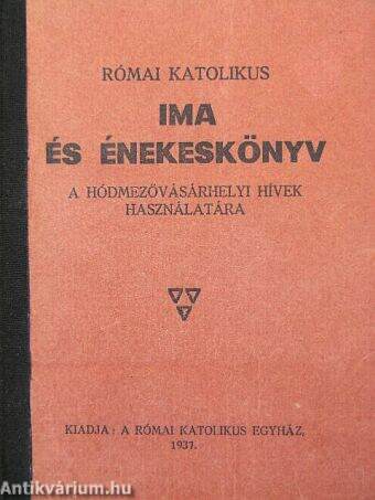 Római katolikus ima és énekeskönyv