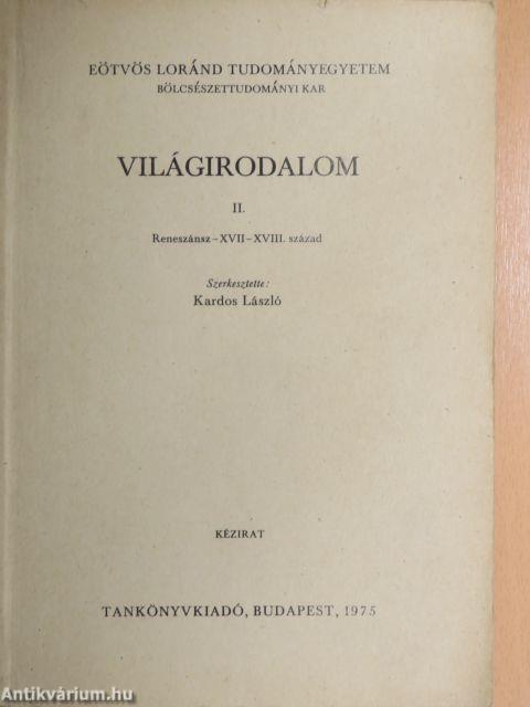 Világirodalom II.