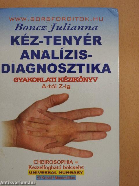 Kéz-tenyér analízis-diagnosztika