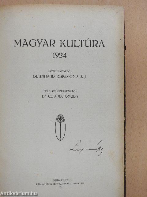 Magyar Kultúra 1924. január-december