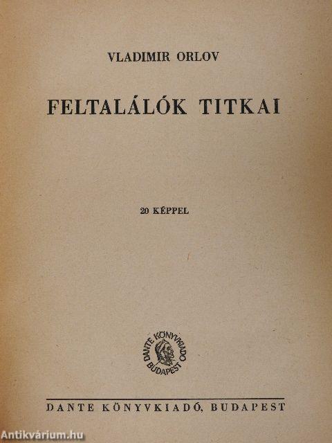 Feltalálók titkai