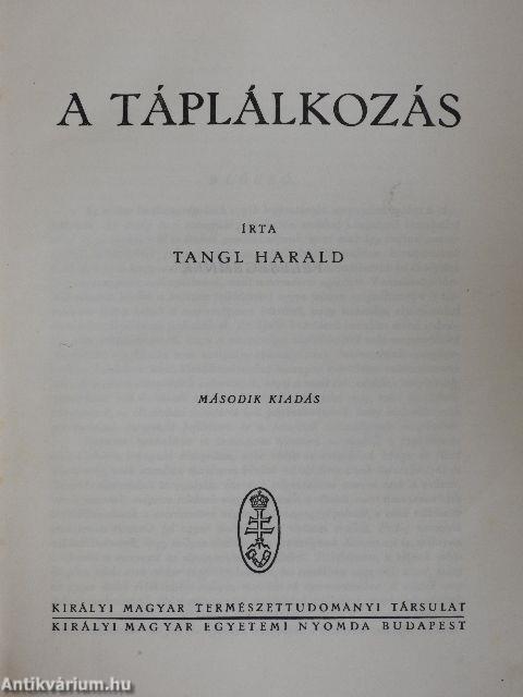 A táplálkozás