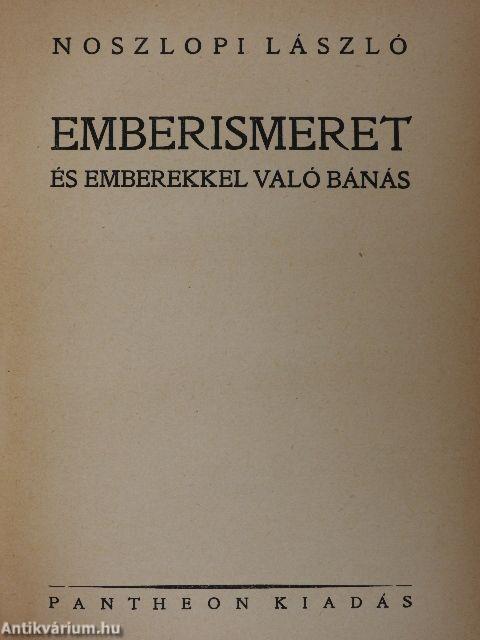 Emberismeret és emberekkel való bánás