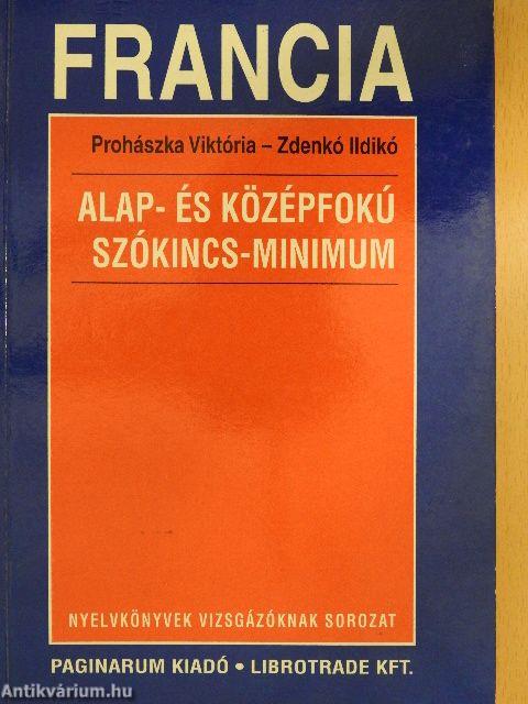 Francia alap- és középfokú szókincs-minimum