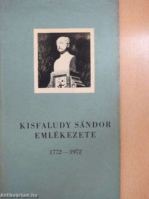 Kisfaludy Sándor emlékezete