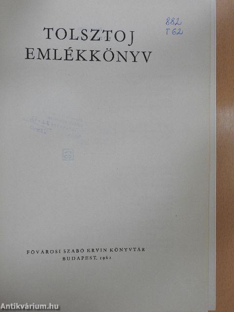 Tolsztoj emlékkönyv