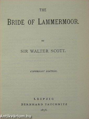 The Bride of Lammermoor