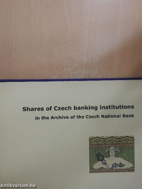 Shares of Czech banking institutions in the Archive of the Czech National Bank