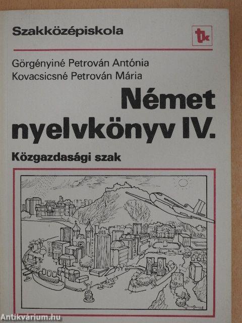 Német nyelvkönyv IV.