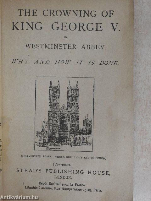 The crowning of King George V. in Westminster Abbey