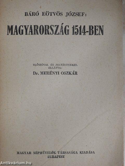 Magyarország 1514-ben