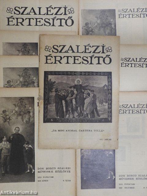 Szalézi Értesítő 1932. január-december