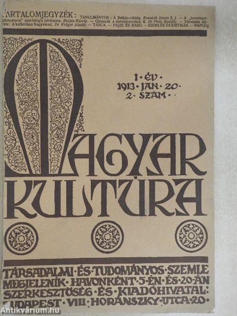 Magyar Kultúra 1913. január 20.
