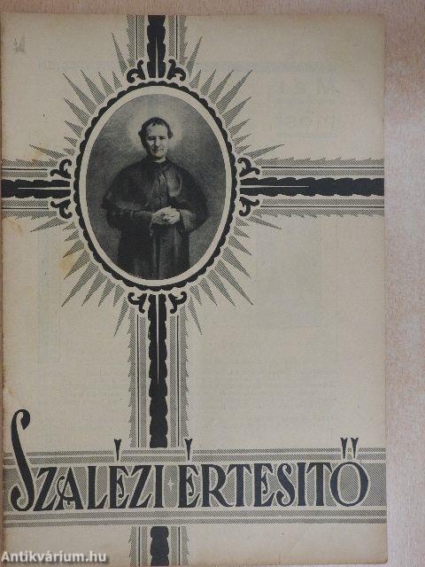 Szalézi Értesítő 1934. március