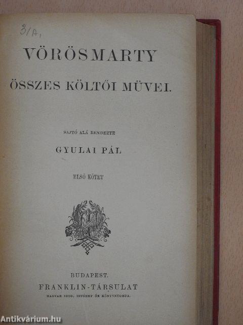 Vörösmarty összes költői müvei I-II.