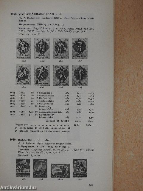 Magyar bélyegek árjegyzéke 1967