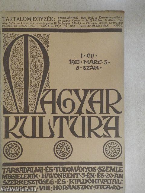 Magyar Kultúra 1913. március 5.