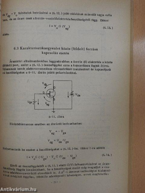 Elektronikus eszközök I.