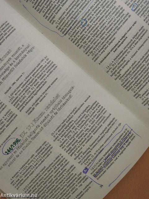 Hallgatói jogszabálygyűjtemény