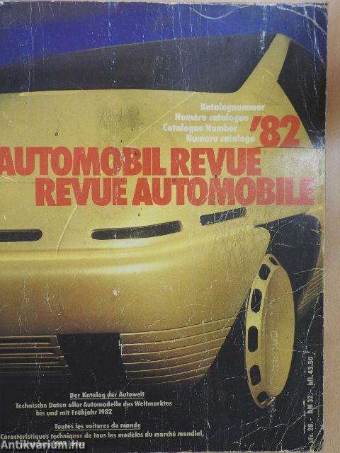 Automobil Revue/Revue Automobile '82