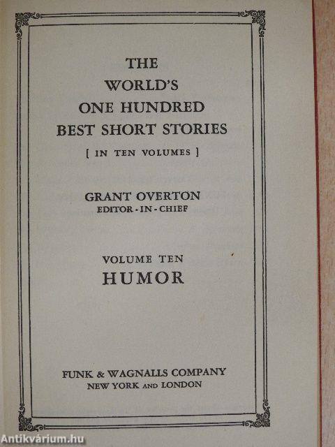 The world's one hundred best short stories 10.