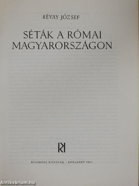 Séták a római Magyarországon