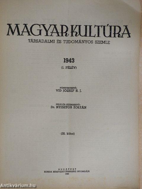 Magyar Kultúra 1943. június 20.