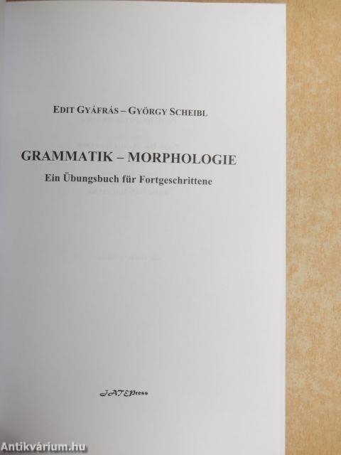 Grammatik-Morphologie