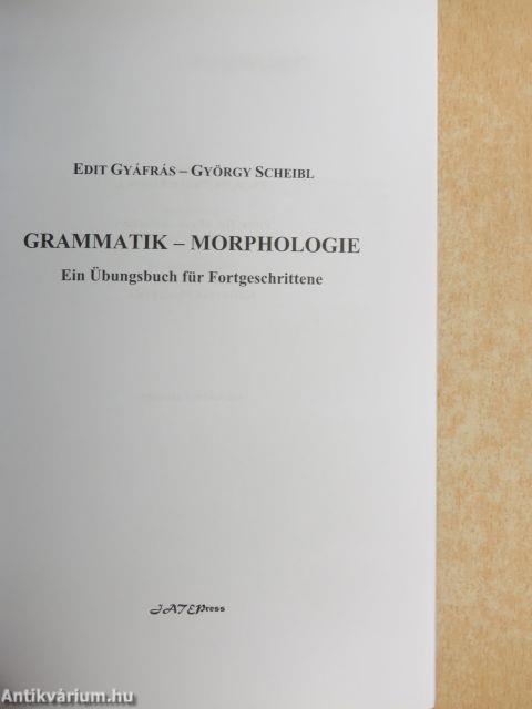 Grammatik-Morphologie