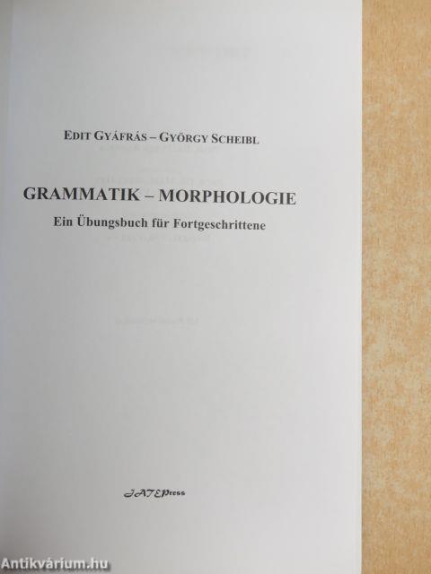 Grammatik-Morphologie
