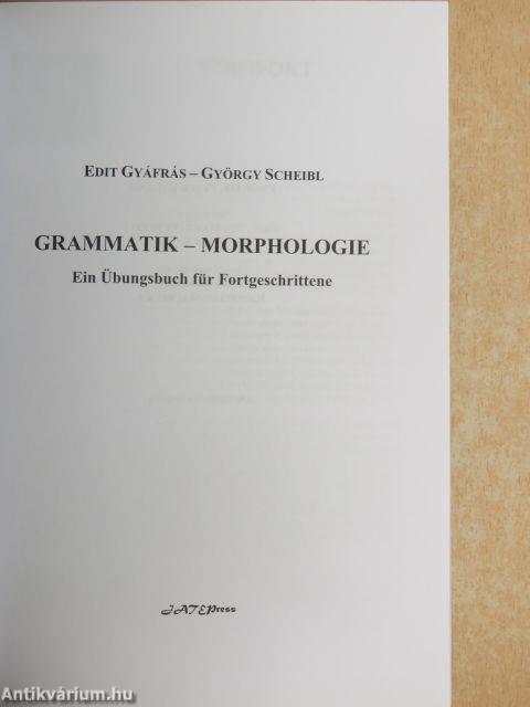 Grammatik-Morphologie