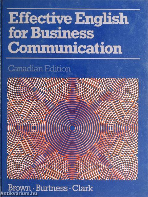 Effective English for Business Communication