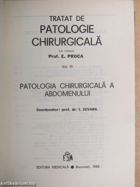 Tratat de Patologie Chirurgicala VI.