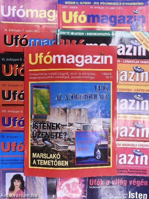 Ufómagazin 1994-1995., 1997., 2001-2002., 2005., 2009. (vegyes számok) (13 db)