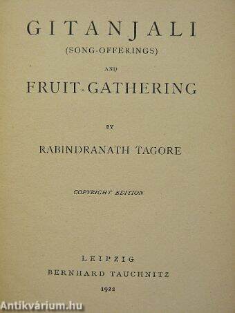 Gitanjali/Fruit-Gathering