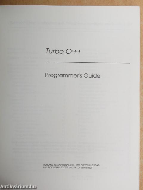 Turbo C++