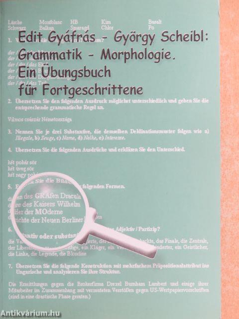 Grammatik-Morphologie