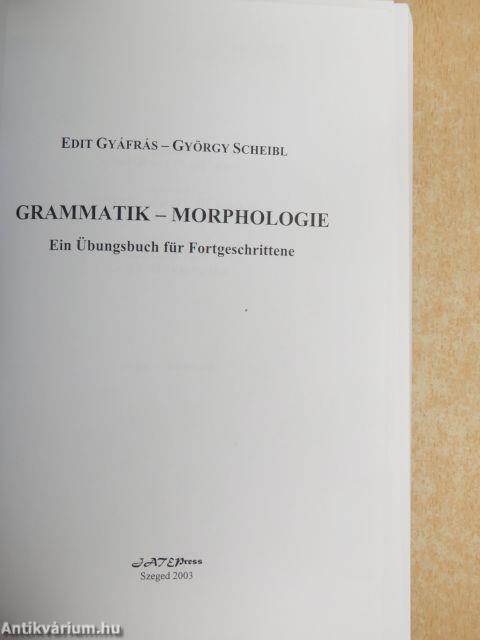 Grammatik-Morphologie