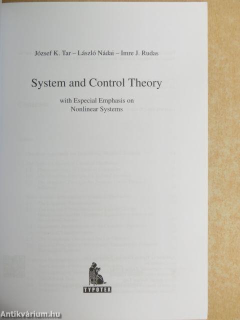 System and Control Theory